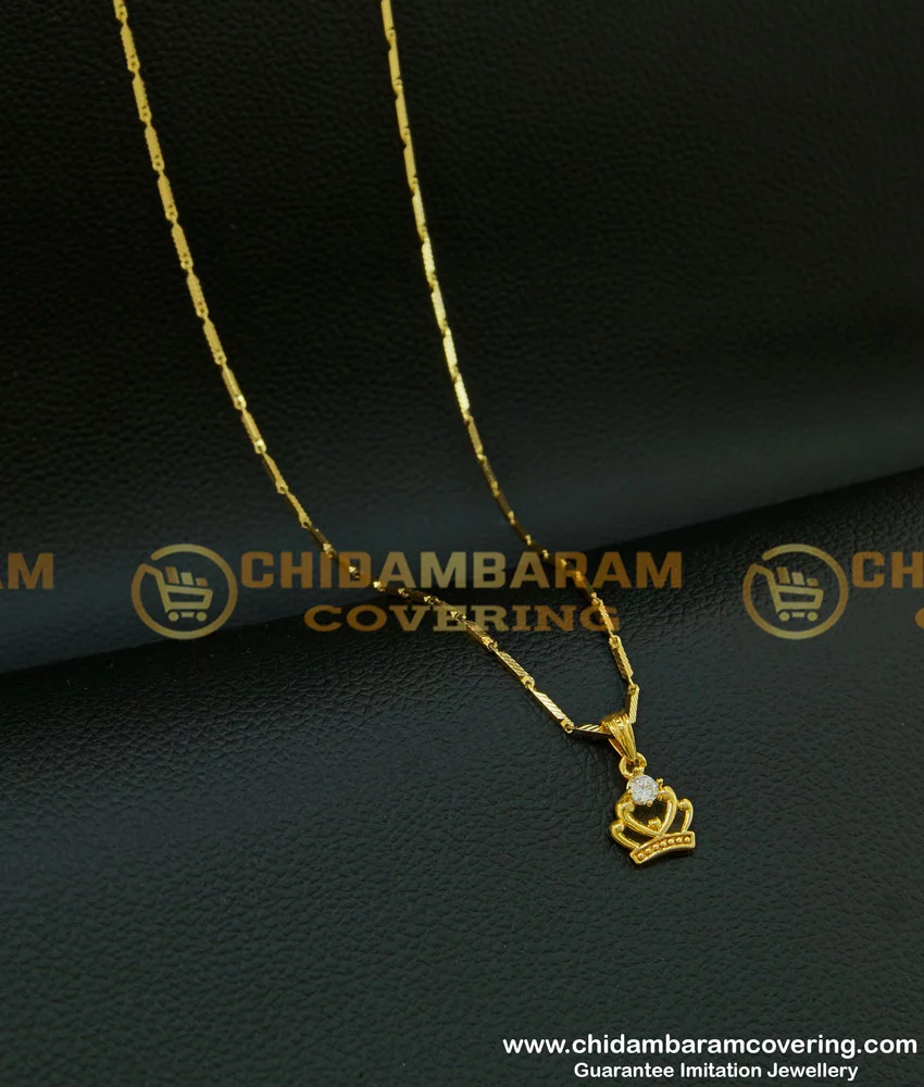 Small gold pendant designs store for female